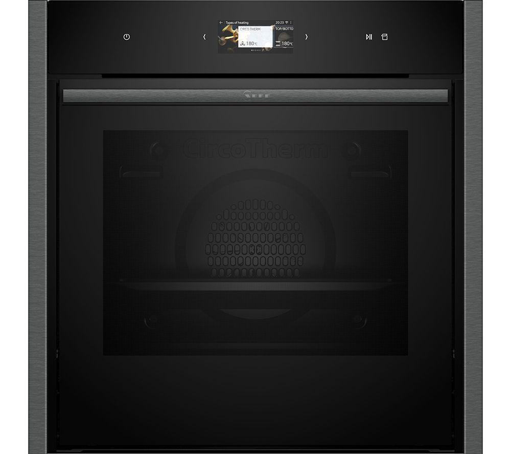 Neff B64VS71G0B Single Oven Electric Slide & Hide Graphite Steel GRADE B