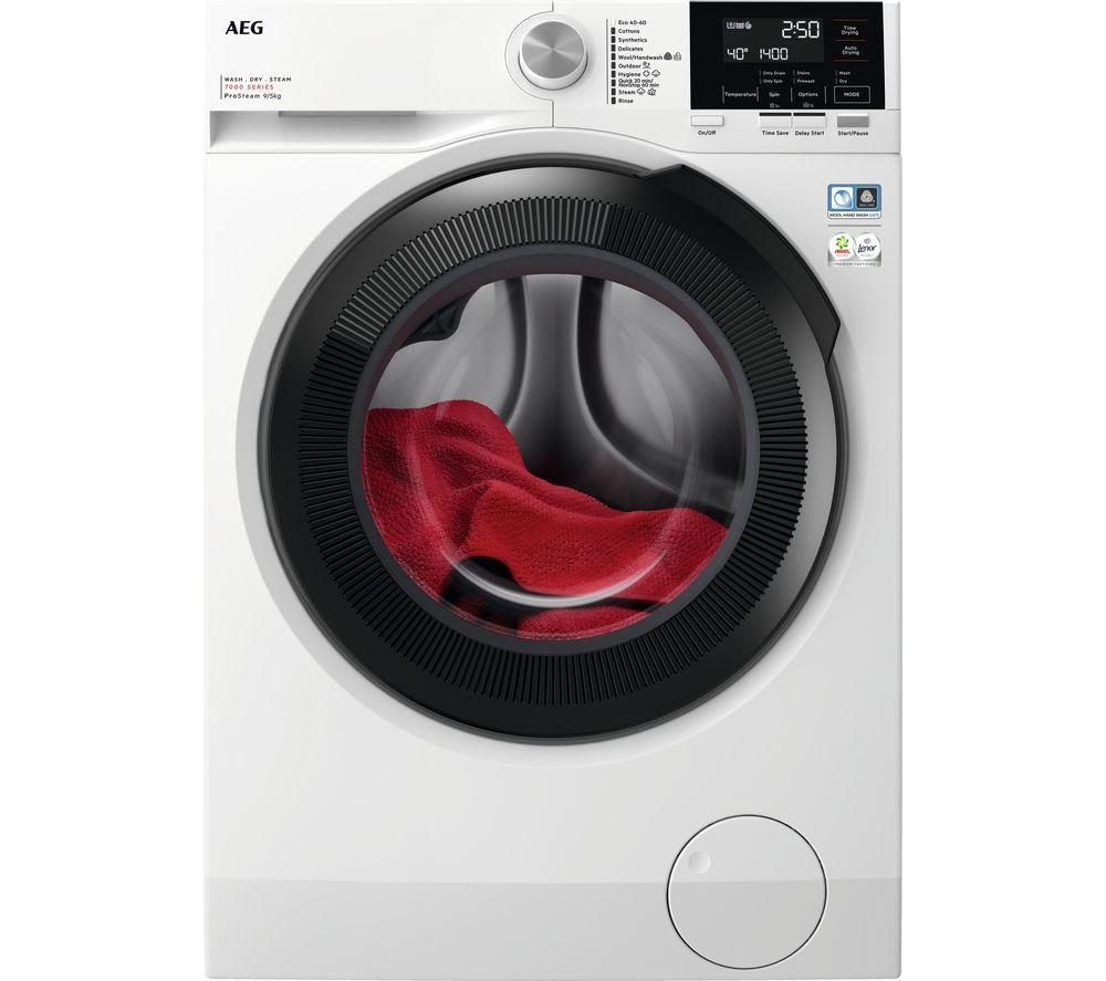 AEG LWR7195M4B Prosteam Washer Dryer 9kg + 5kg 1400 rpm White GRADE B