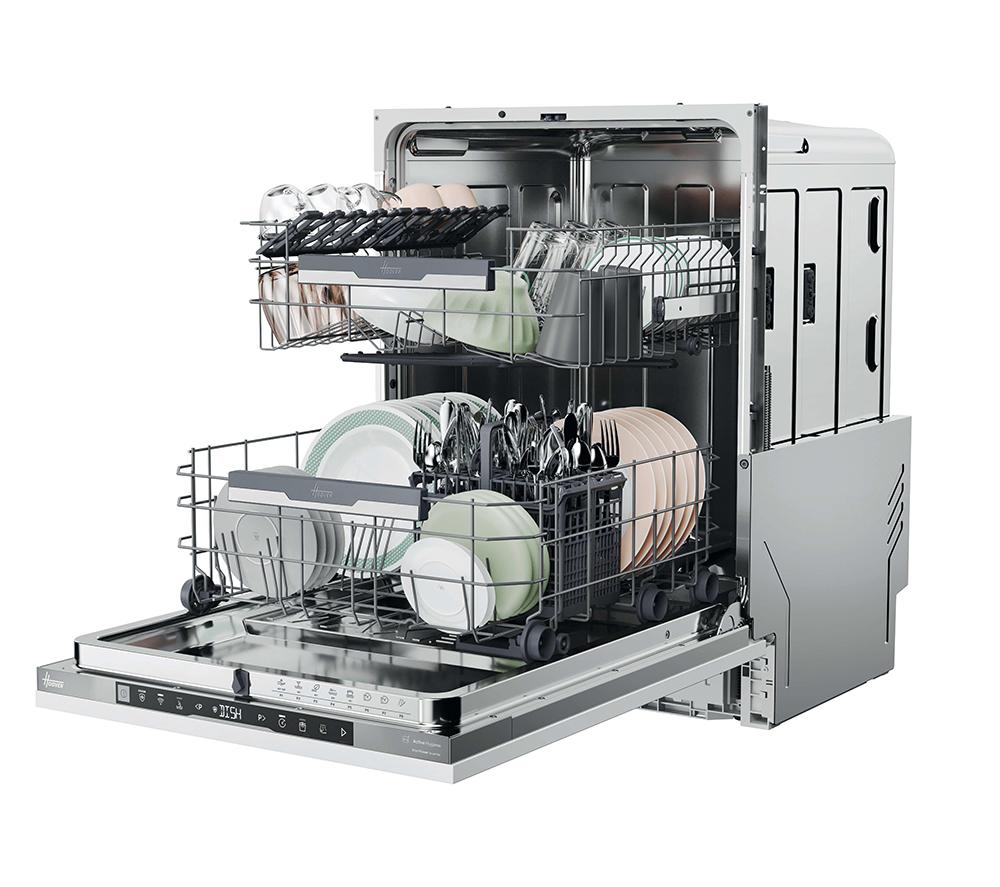 Hoover HI4C6F0S Integrated Full Size Dishwasher 60cm GRADE A
