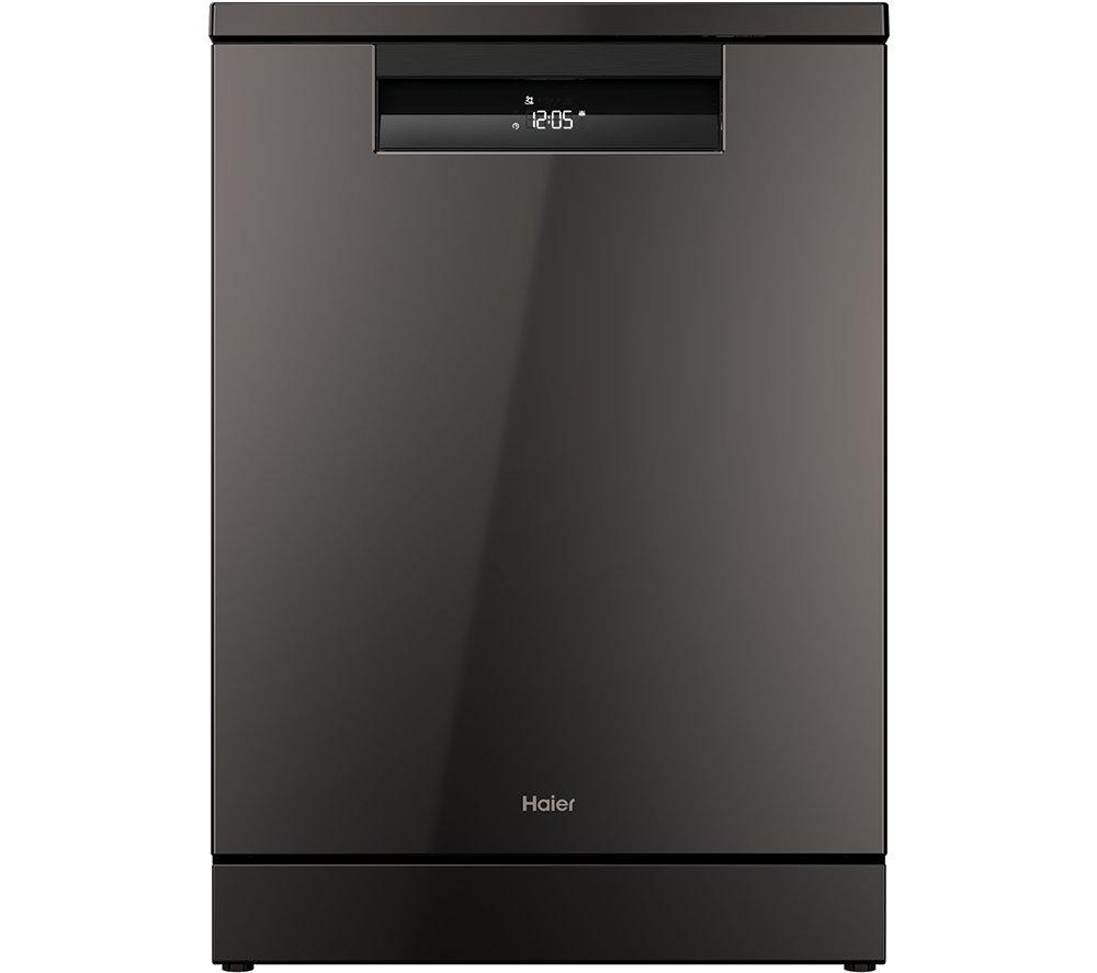 Haier XF4A4M4PDA Wi-Fi Freestanding Full Size Dishwasher Graphite