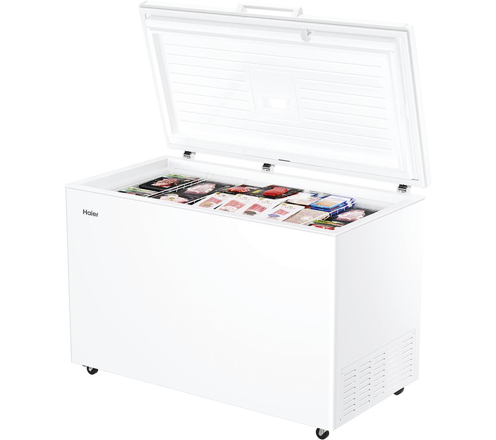 Haier HCE420EK 418 Litres Chest Freezer in White