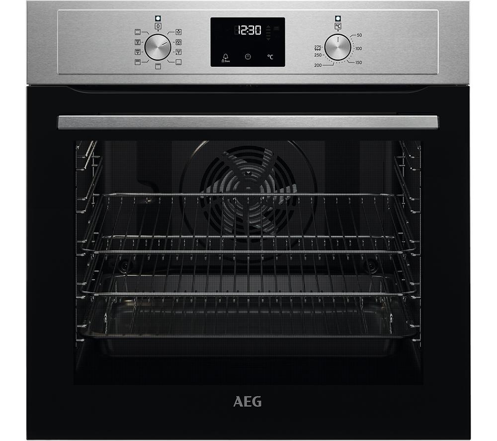 AEG BEX33501EM Single Oven Electric Built in Stainless Steel GRADE A