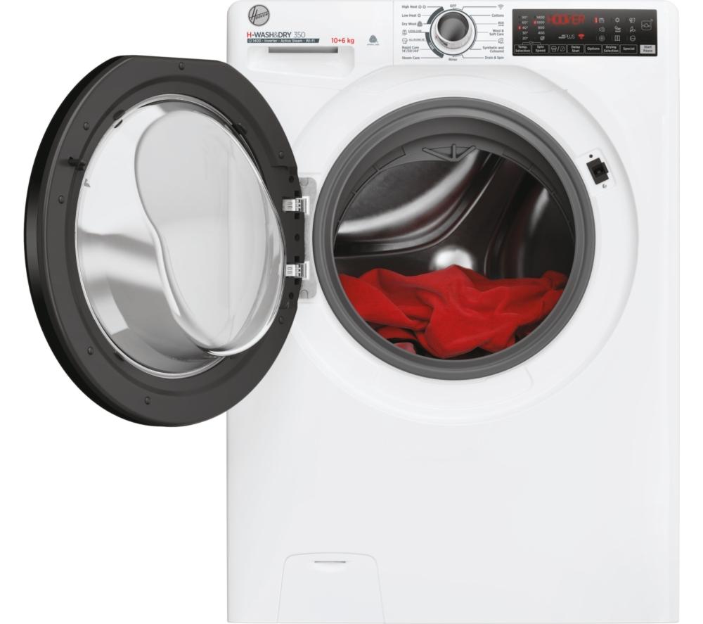 Hoover H3DPS41066TAMB-80 10kg + 6kg 1400rpm Washer Dryer White