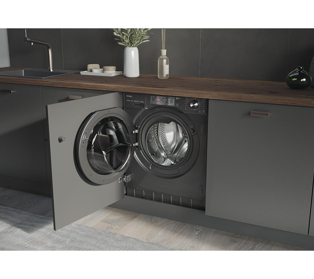 Haier HWQ90B416FWBR-80 Washing Machine Integrated 9kg 1600rpm Graphite GRADE B