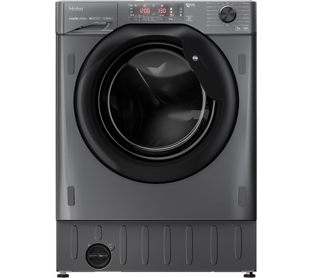 Haier HWQ90B416FWBR-80 Washing Machine Integrated 9kg 1600rpm Graphite GRADE B