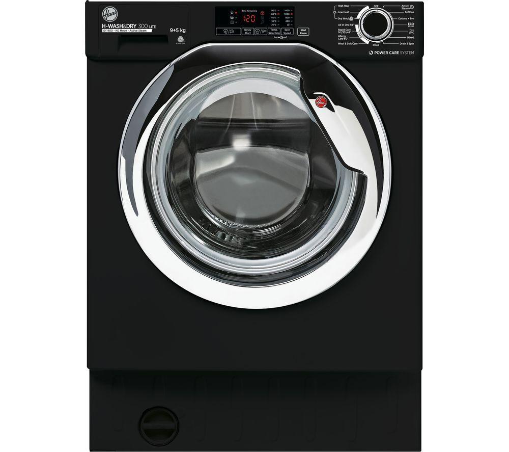 Hoover HBDS495D1ACBE Washer Dryer Integrated 9kg + 5kg 1600rpm Black