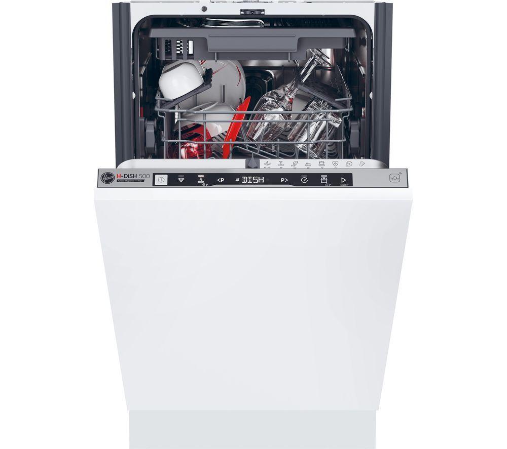 Hoover HI1C5SB1FS-80 Wi-Fi Integrated Slimline Dishwasher 45cm