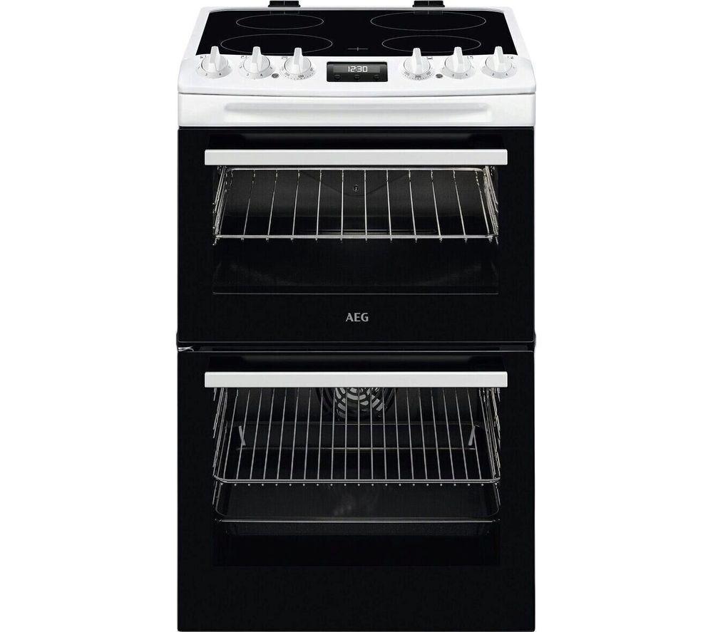 AEG CCX1530ACW Electric Cooker 55cm Ceramic White GRADE B