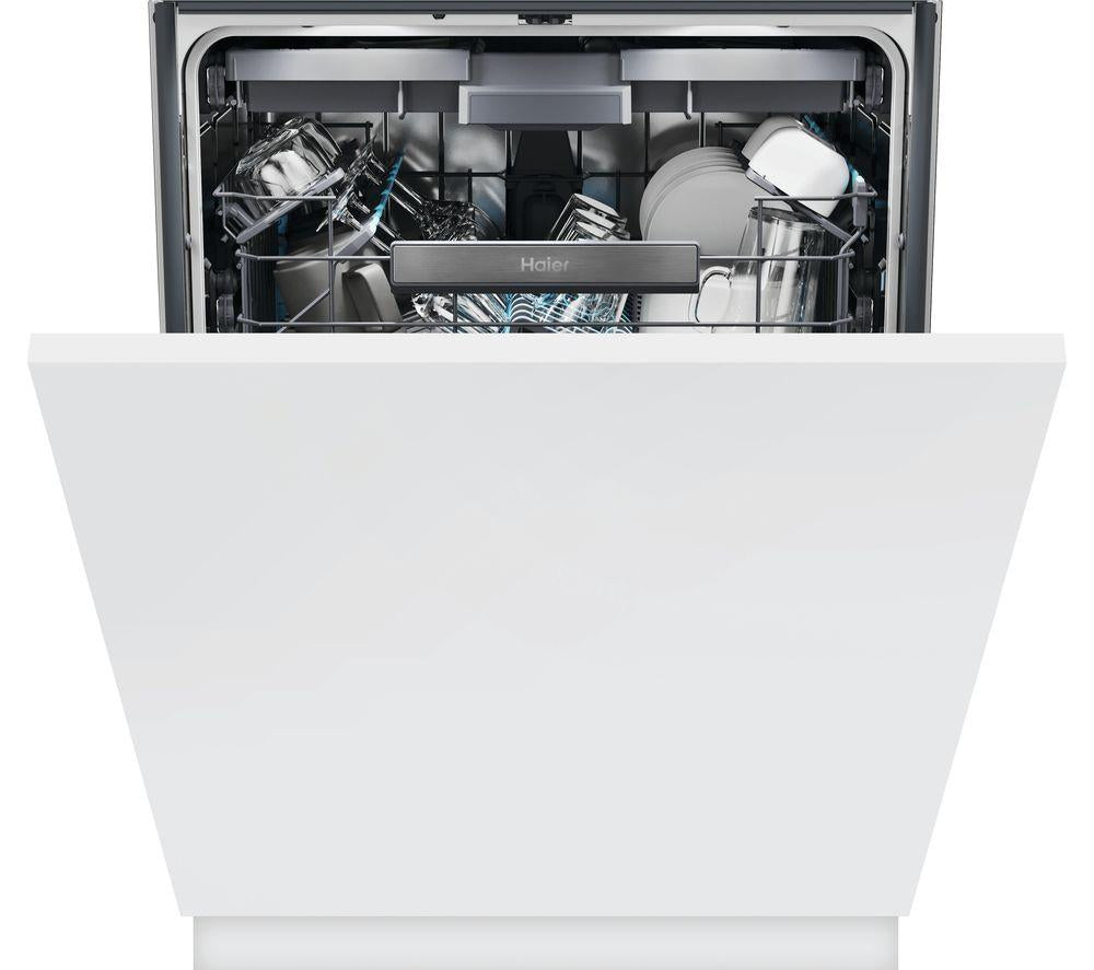 Haier XS4B4S3FSB Integrated Full Size WiFi Dishwasher 60cm
