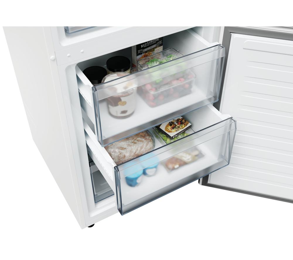Hoover HONCQ2T618AWK Fridge Freezer Freestanding A Rated in White