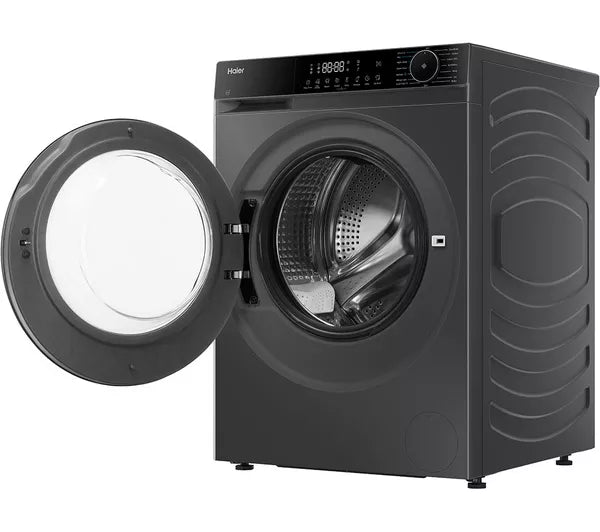 Haier HWD120-BP14357GUK Washer Dryer Freestanding 12kg + 8kg 1400rpm Graphite
