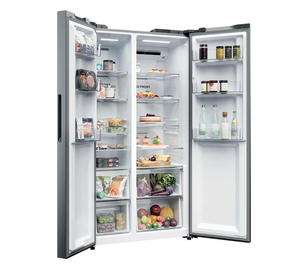 Hoover HONSQ2T918EXK American Fridge Freezer Stainless Steel