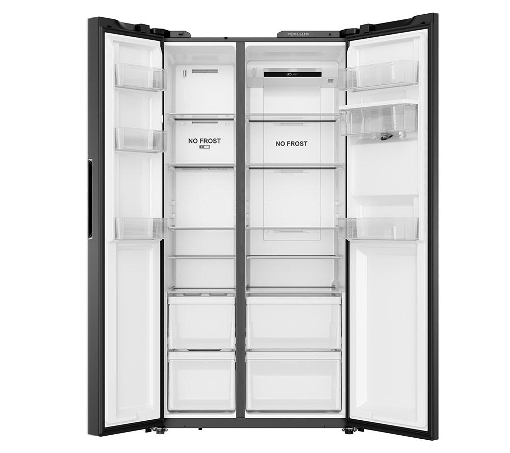 Hoover HONSQ2T918EWBK American Fridge Freezer in Black