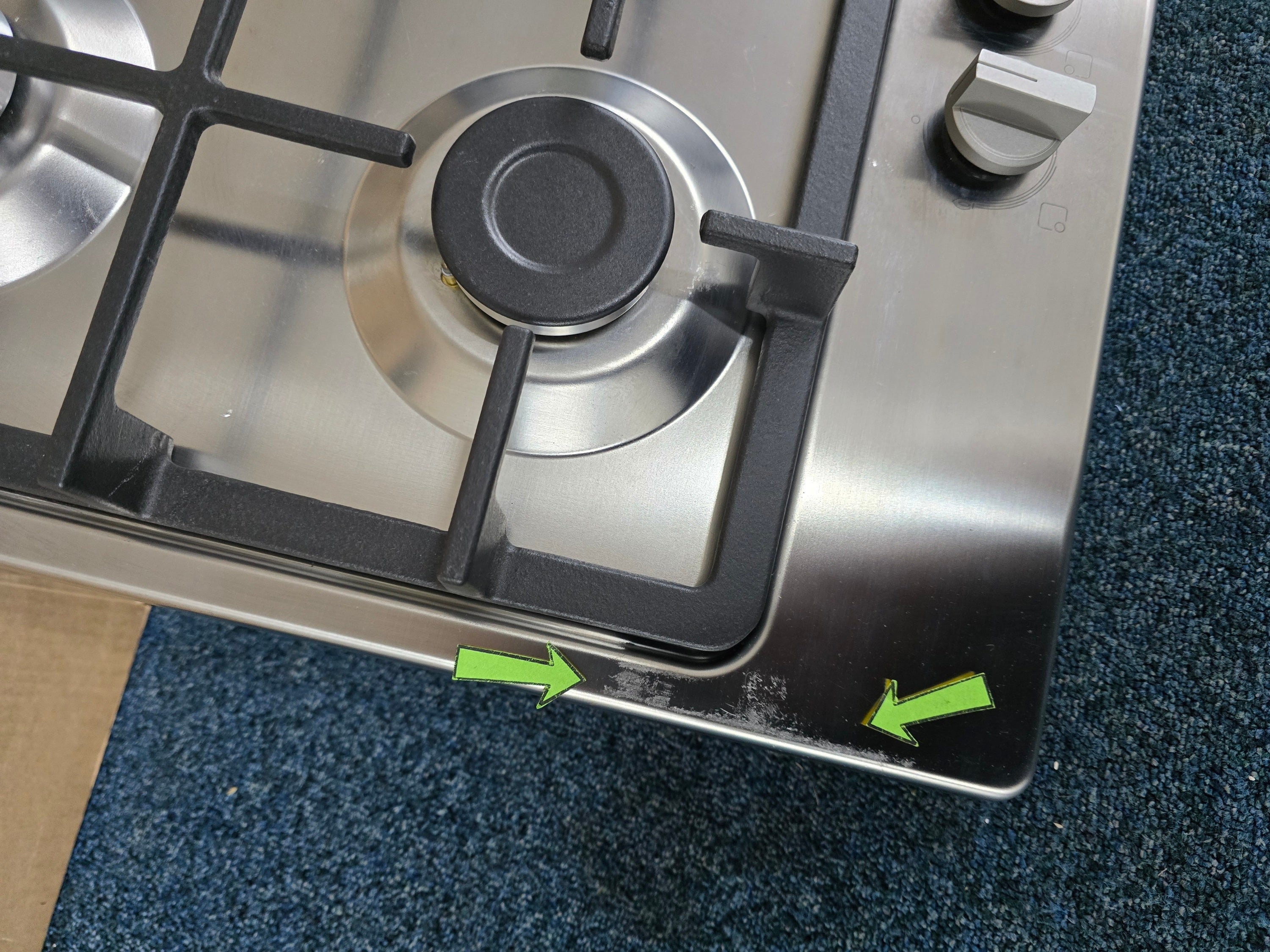 Bosch PGP6B5B90 60cm Gas Hob in Stainless Steel GRADE B