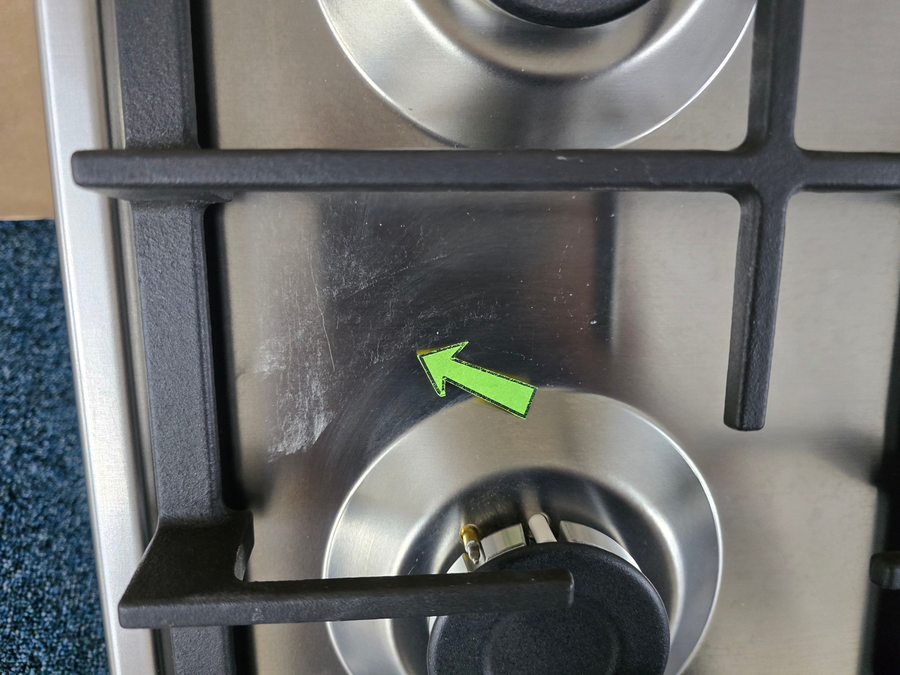 Bosch PGP6B5B90 60cm Gas Hob in Stainless Steel GRADE B