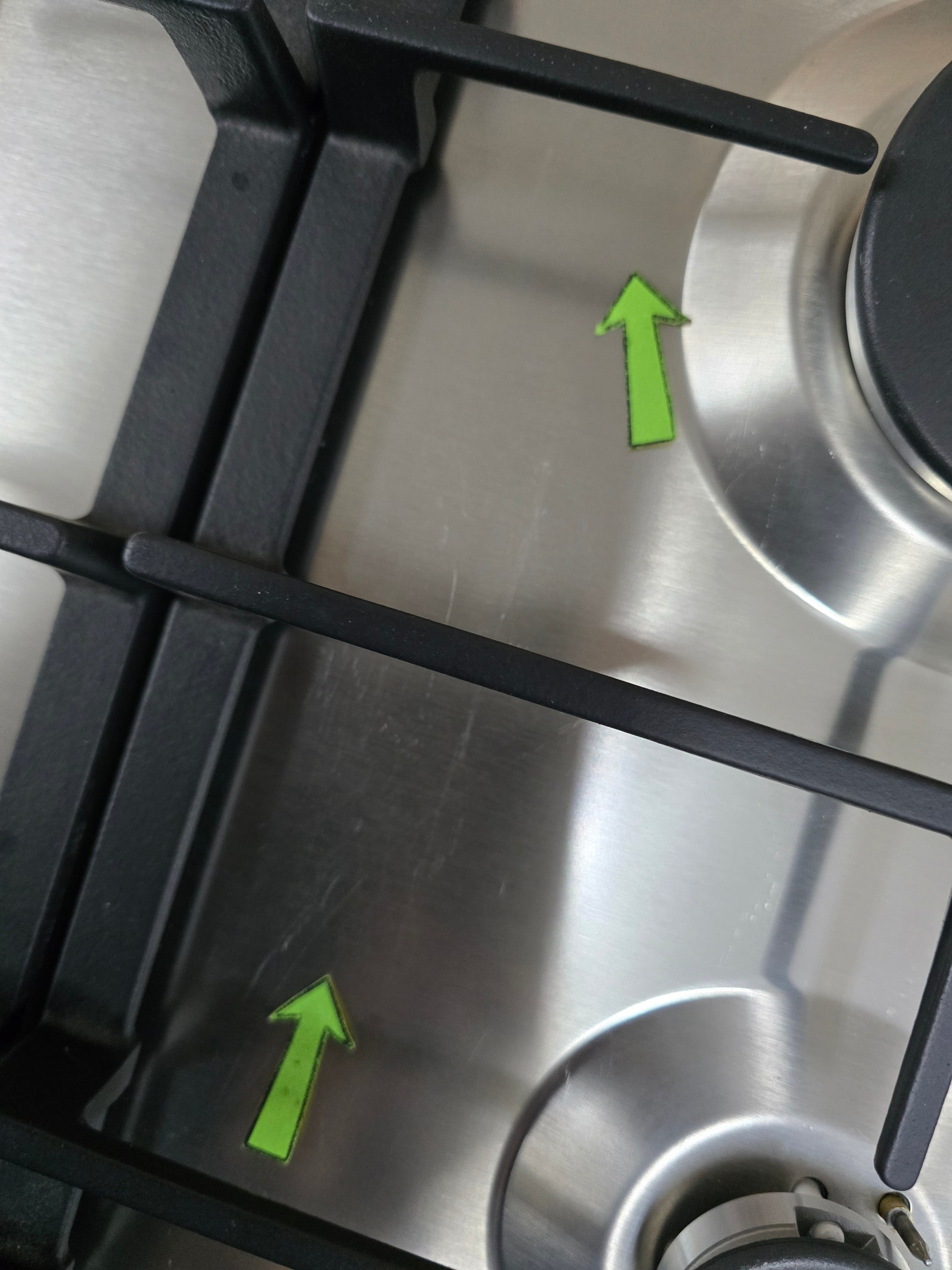 Bosch PCP6A5I90 Gas Hob 4 Burner 60cm in Stainless Steel GRADE B