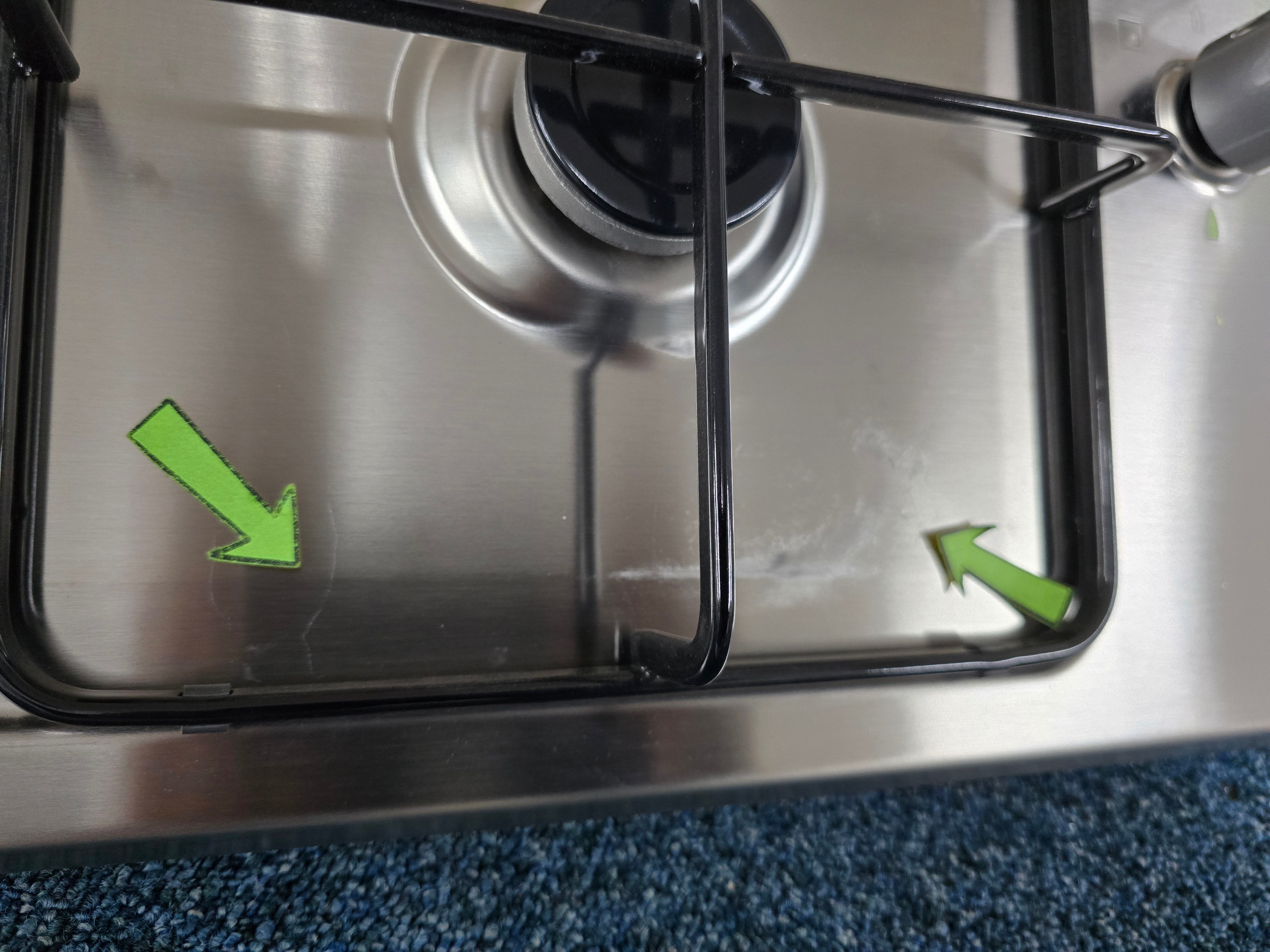 Electrolux KGS6404SX Gas Hob 60cm 4 Burner in Stainless Steel GRADE A