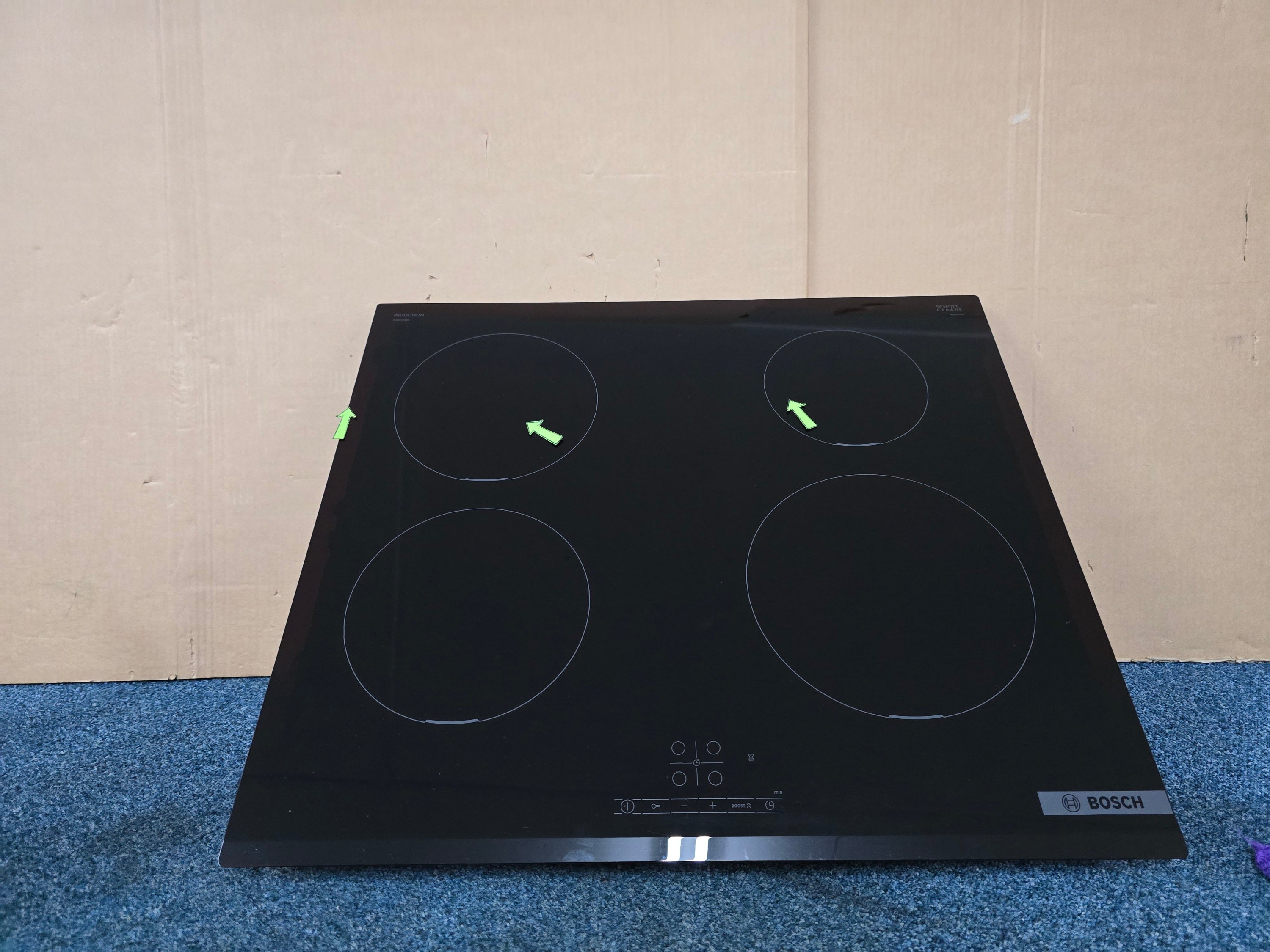 Bosch PIE631BB5E Induction Hob 60cm 4 Zone in Black GRADE B