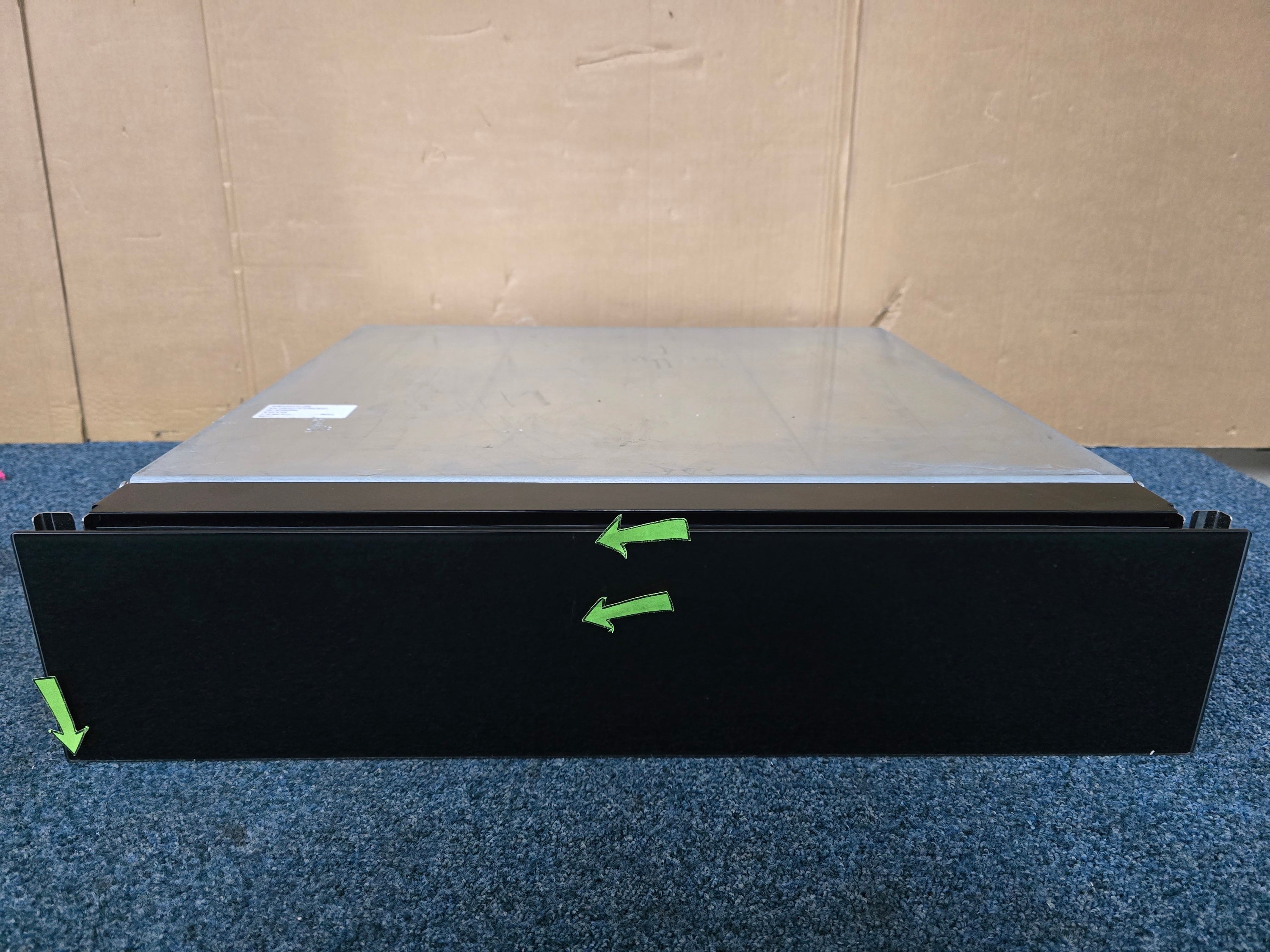 AEG KDE911424B Warming Drawer 14cm in Black GRADE B