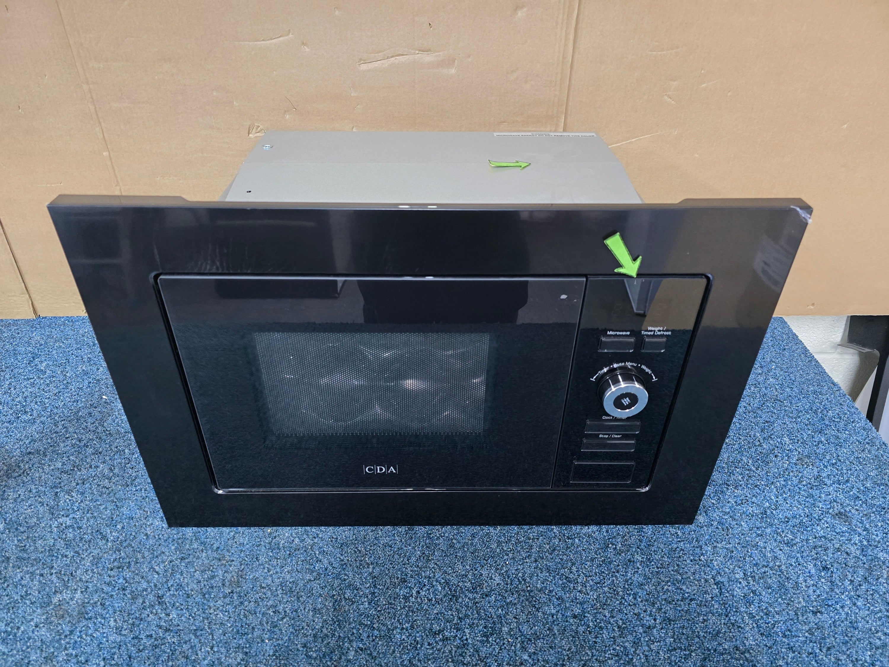 CDA VM551BL Built in Microwave in Black GRADE B