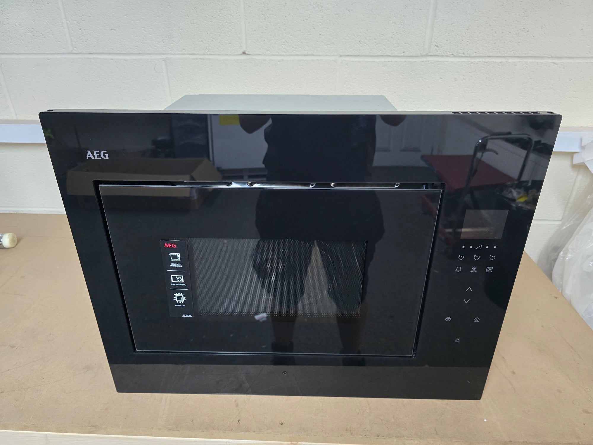 AEG OB6GM261UB Microwave Oven and Grill Built In Black GRADE B