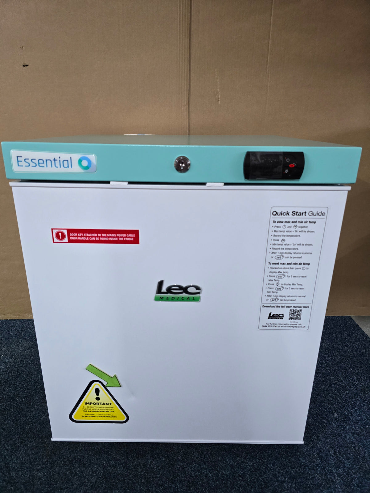 Laboratory Freezer LSFSF39DC-UK 39L Countertop White GRADE B