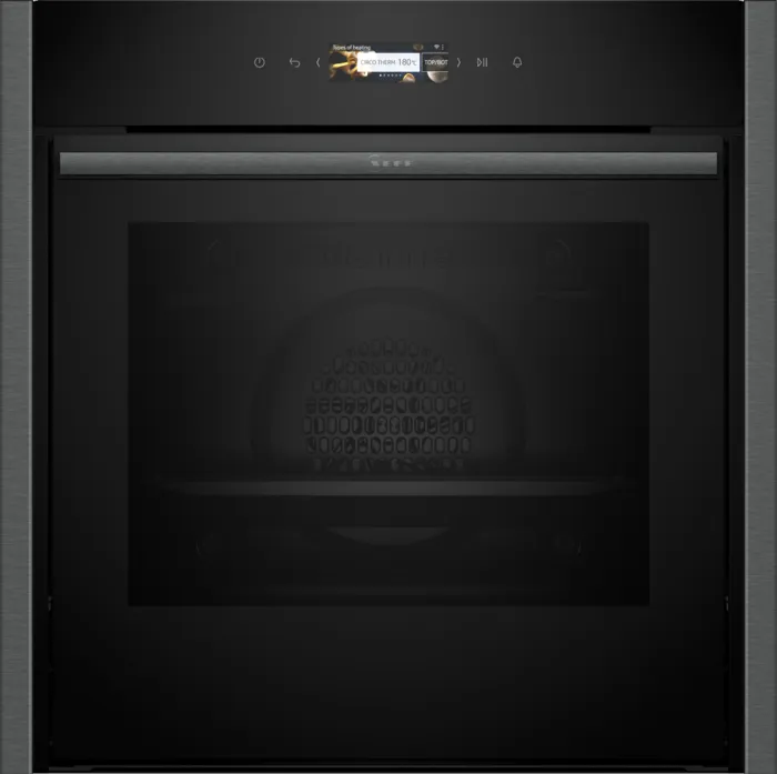 Neff B54CR31G0B Single Oven Electric Slide & Hide Graphite Grey GRADE B