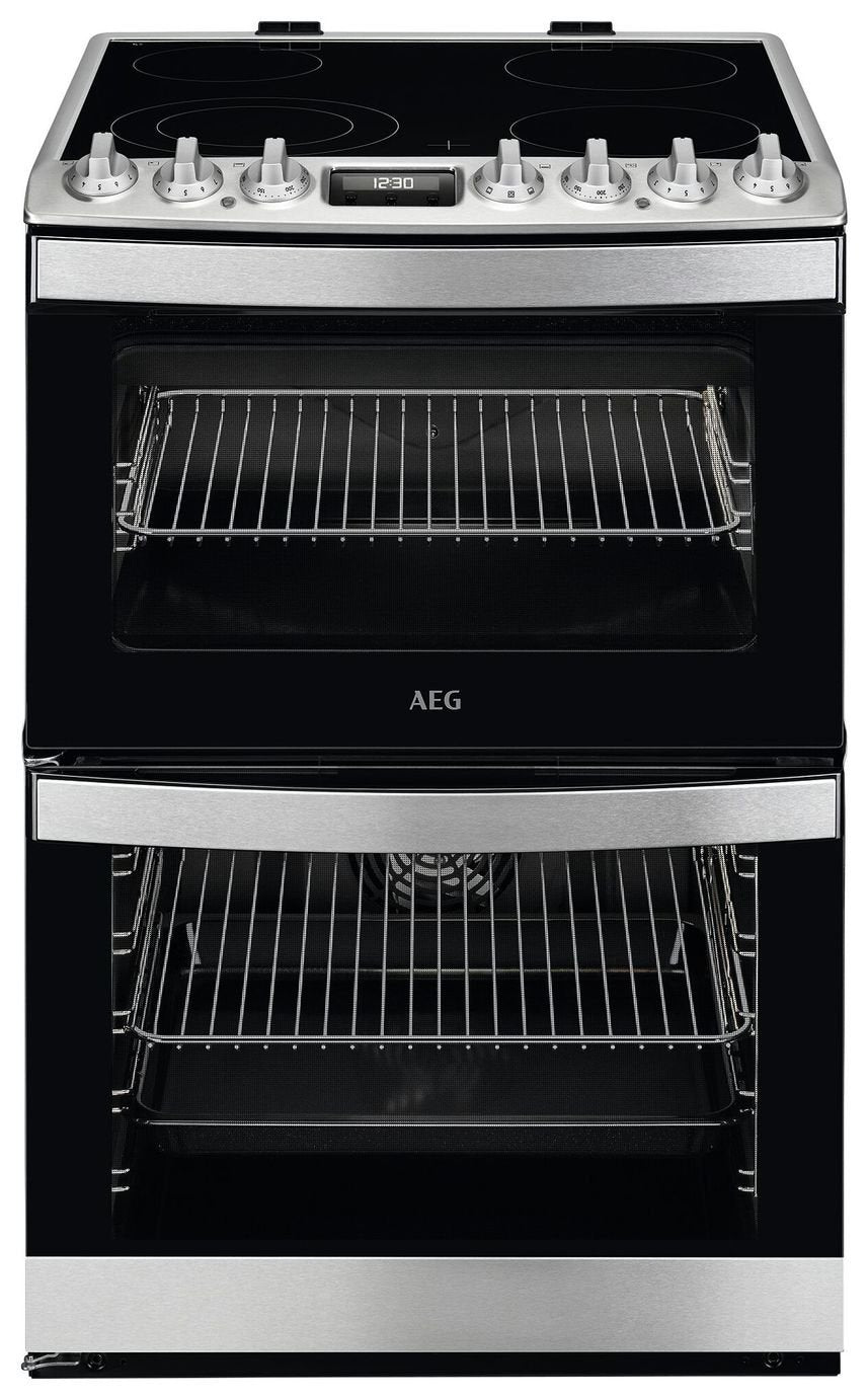 AEG CCB6741ACM Electric Cooker 60cm Ceramic Stainless Steel GRADE B
