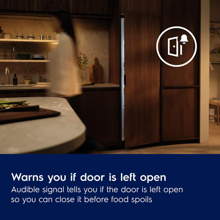Electrolux KRA7DE18C Tall Integrated Larder Fridge with Fixed Hinge
