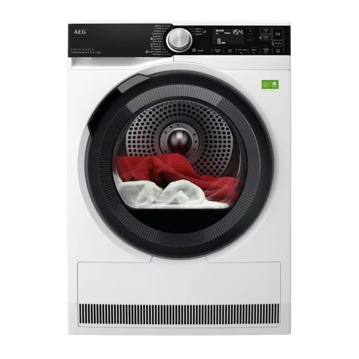 AEG TR959V6BC Tumble Dryer Heat Pump 9kg White GRADE B