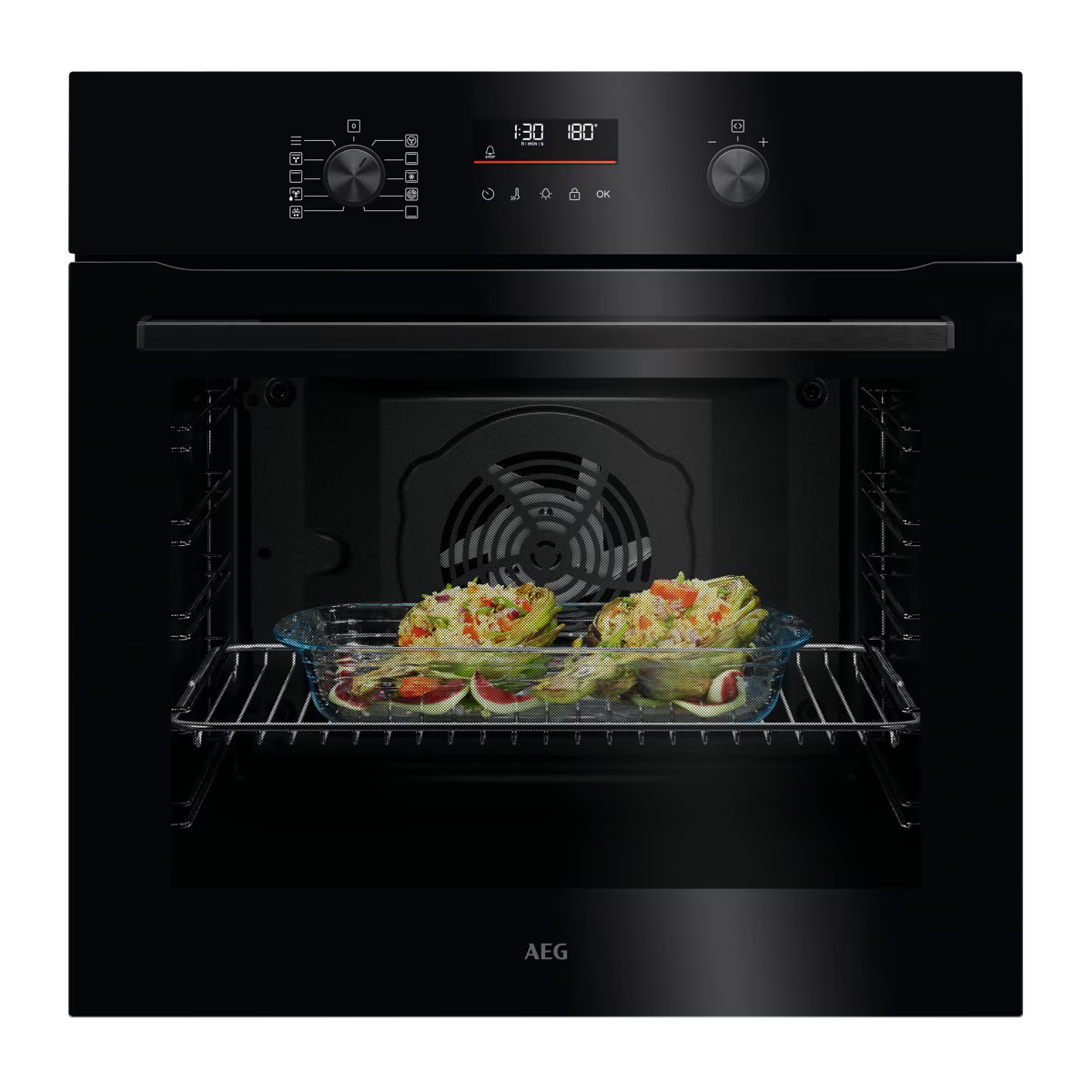 AEG OU5PB40XK Single Oven Electric Built In in Black GRADE A