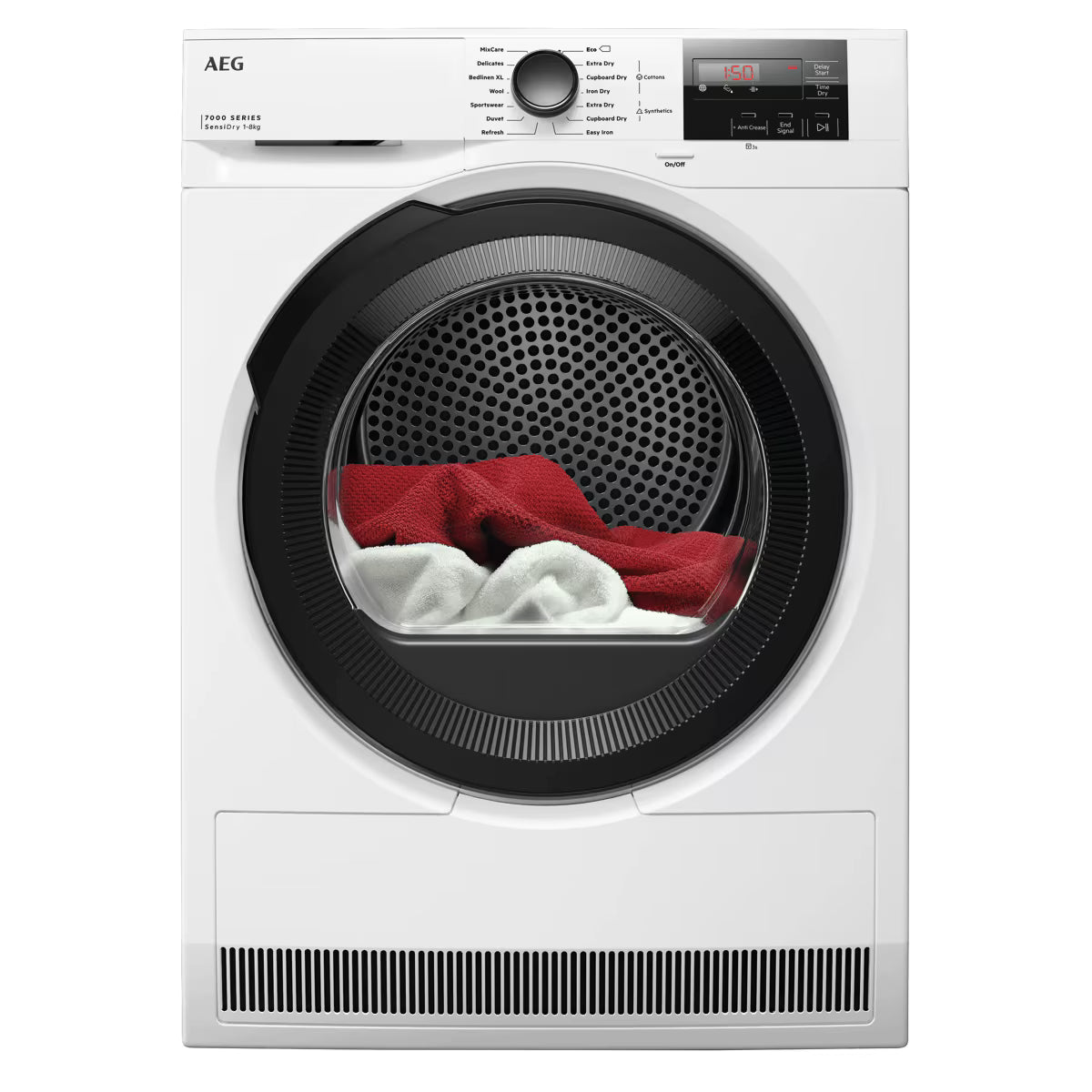 AEG TR718AE4B Tumble Dryer 8kg Heat Pump in White GRADE A