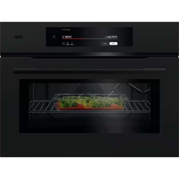 AEG NKK9N821T Combination Microwave and Oven in Matt Black