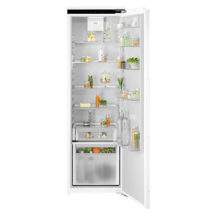 Electrolux KRA7DE18C Tall Integrated Larder Fridge with Fixed Hinge
