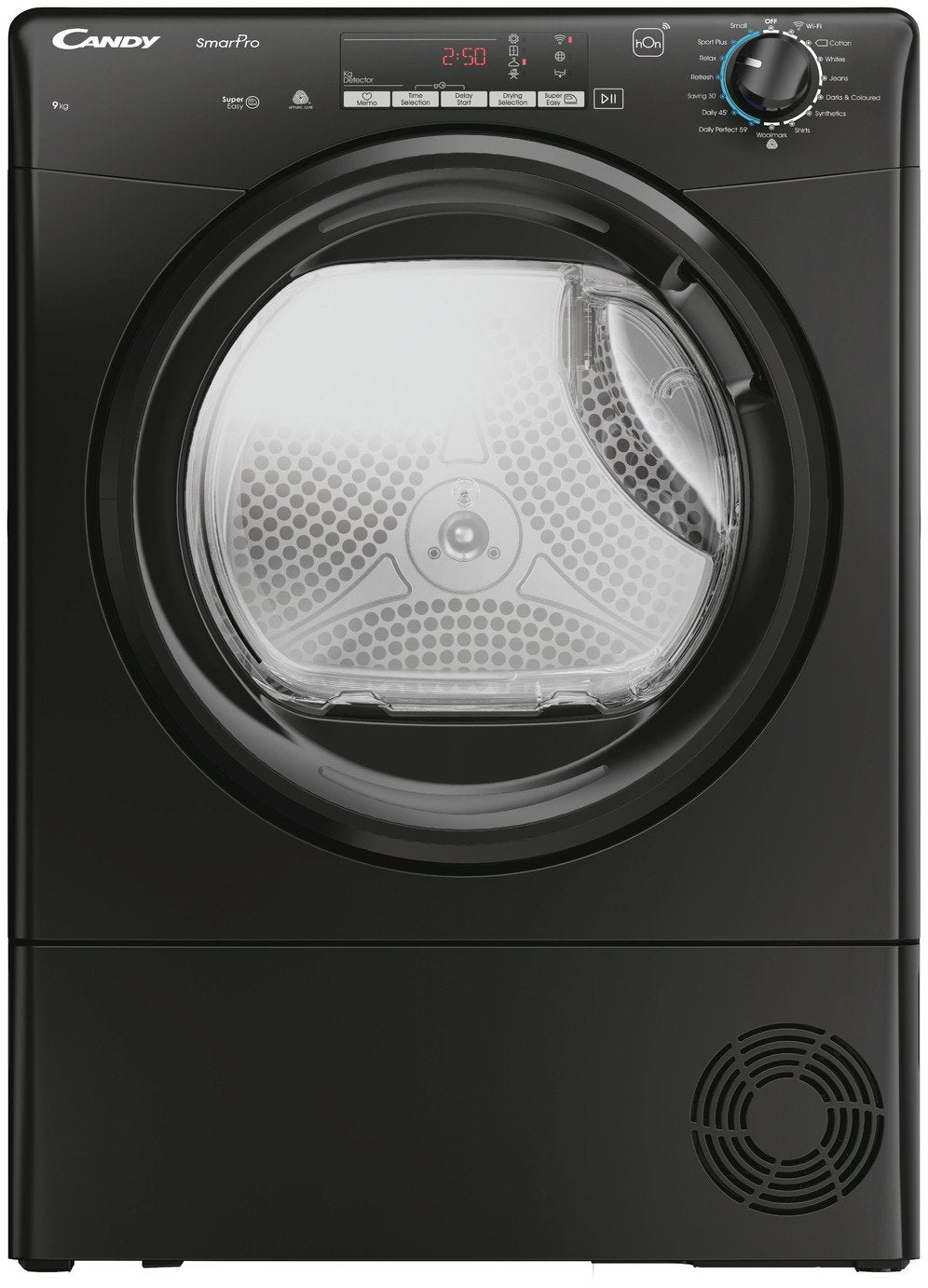 Candy CROE C9TBEB-80 9kg Smart Condenser Dryer in Black