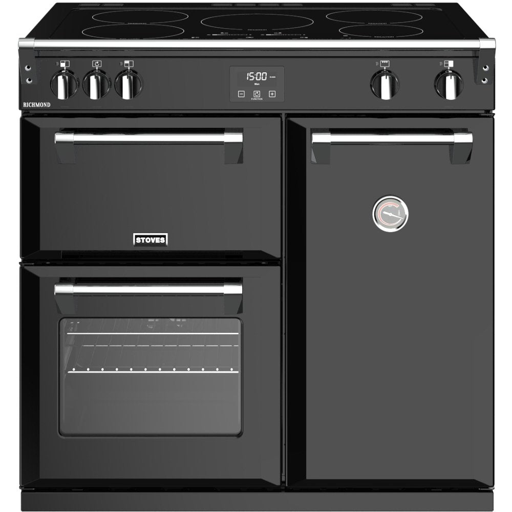 Stoves Richmond S900EI 90cm Electric Induction Range Cooker in Black