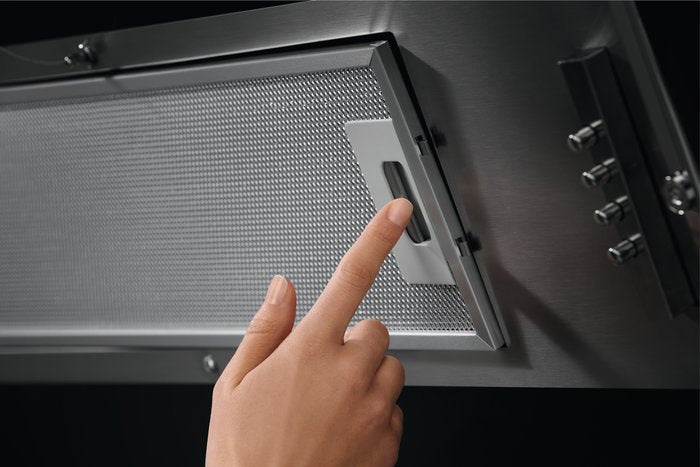 Electrolux LFV319Y 90cm Designer Angled Hood in Black & Stainless Steel