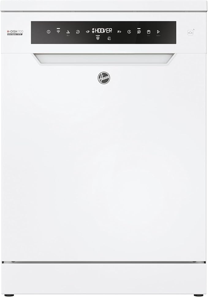 HOOVER H-Dish 700 HF6B4S1PW-80 Full-size Smart Dishwasher in White