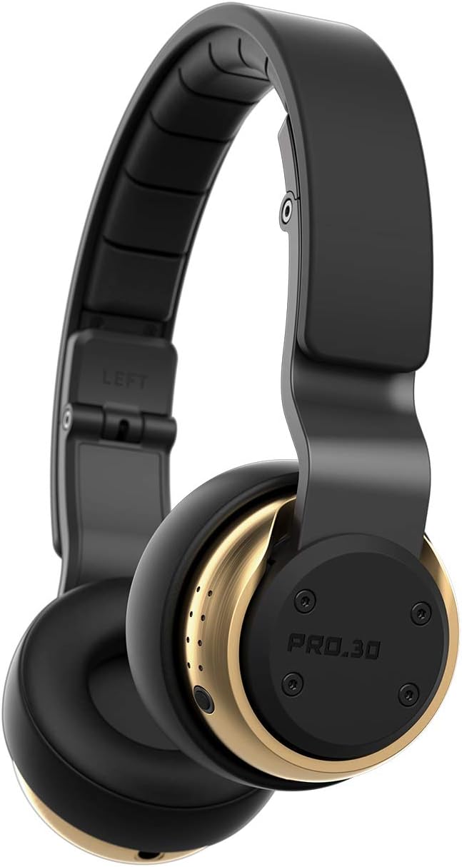 Munitio PRO30 Tactical Wireless Headphones in Brushed Gold