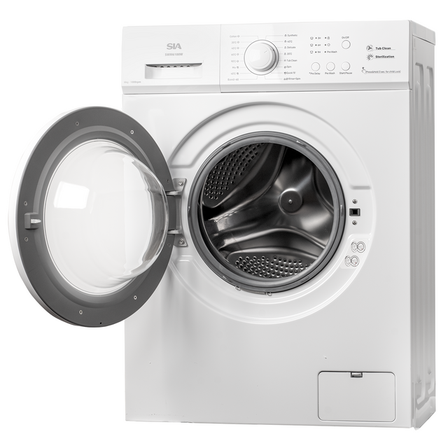 SIA SWM6100W Washing Machine Freestanding 6kg 1000rpm in White