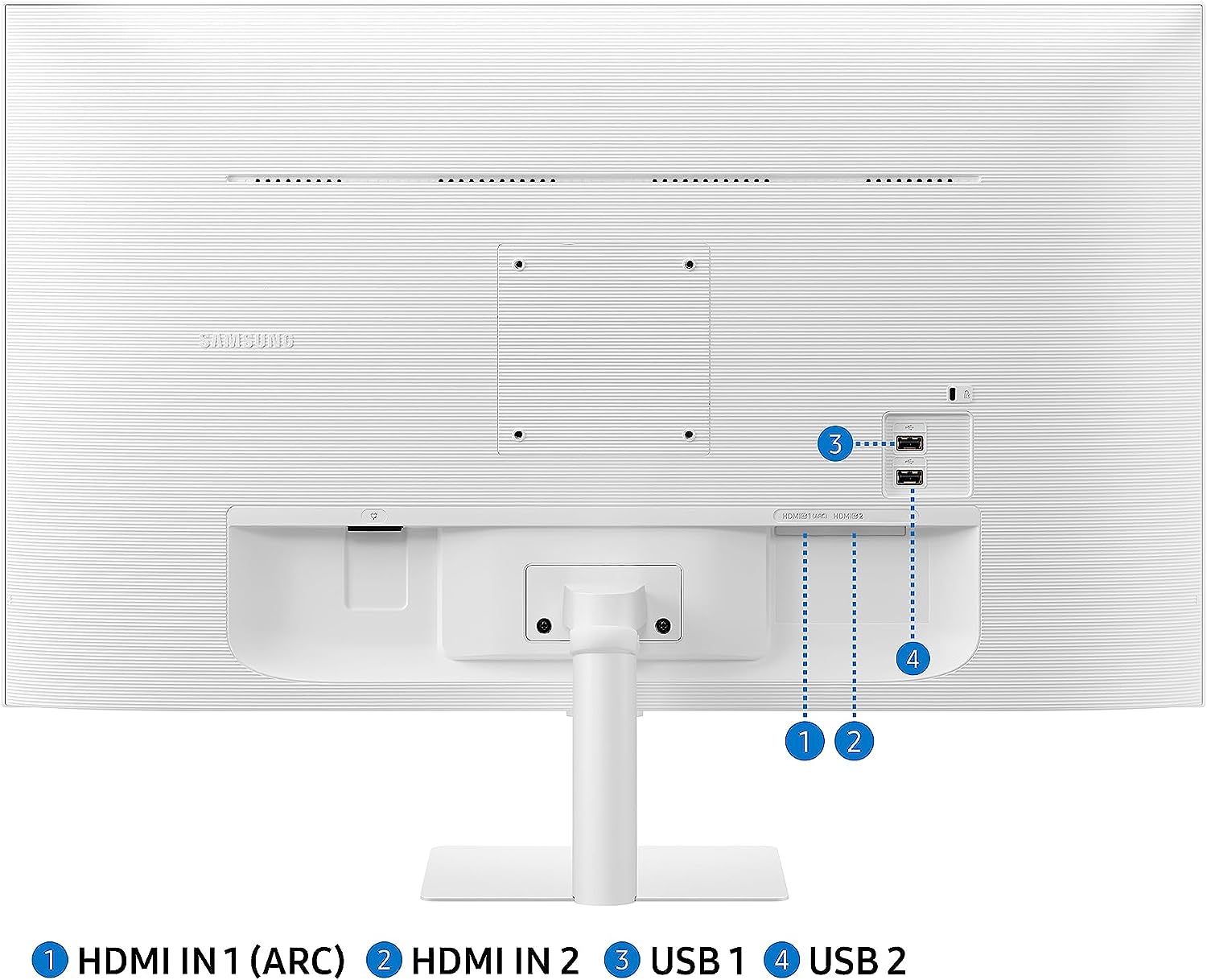 Samsung LS32CM501EUXXU 32" Monitor Smart M5 with Speakers + Remote White