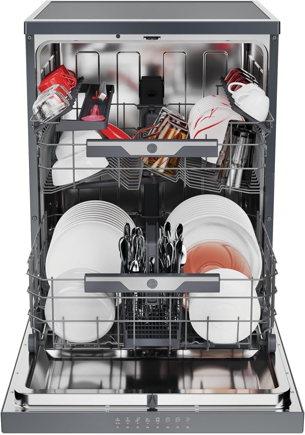 Hoover HF5C7F0A-80 15 Place Freestanding Dishwasher Graphite GRADE B