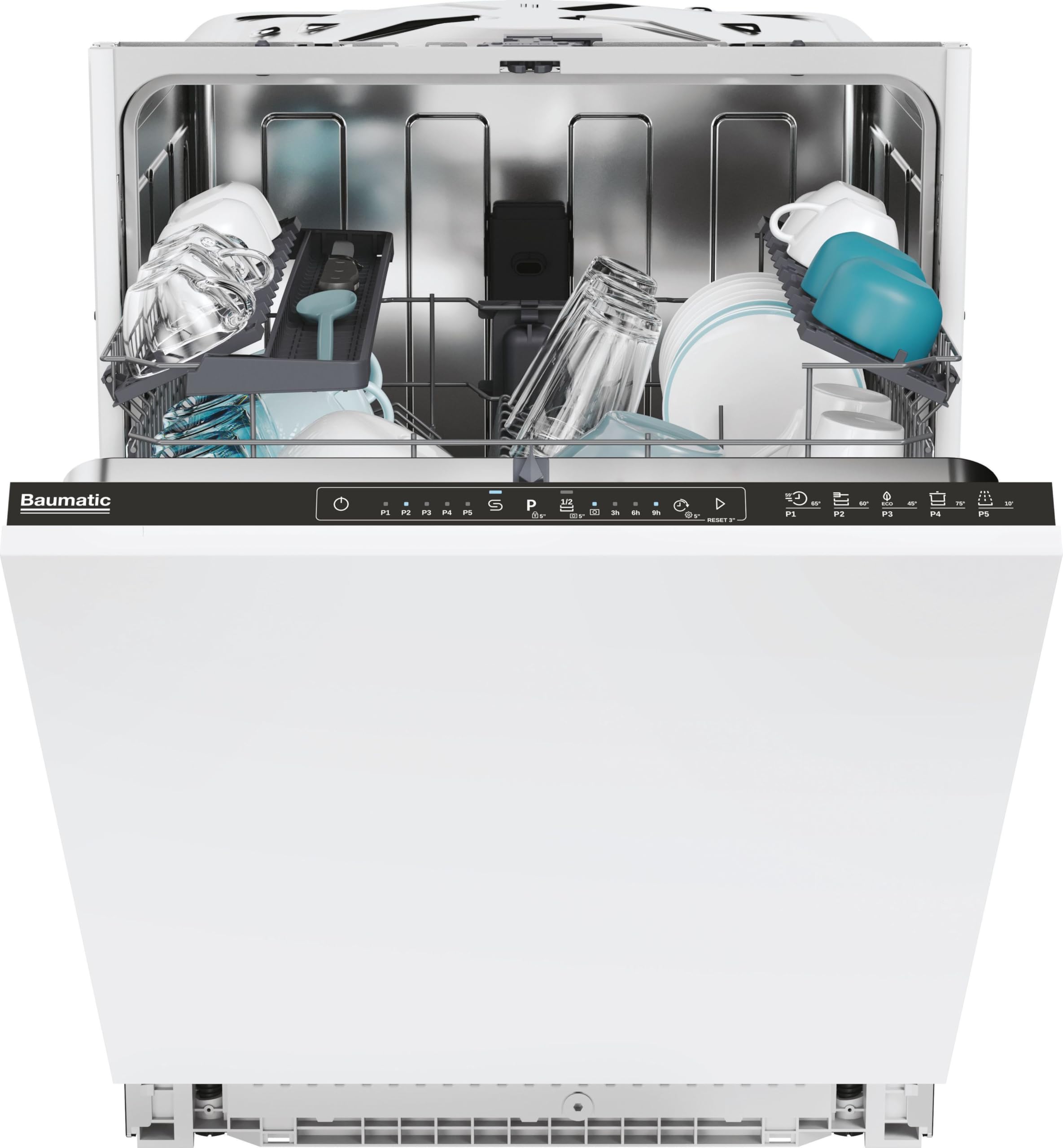 Baumatic BI-3E53E0B-80 Fully Integrated Dishwasher