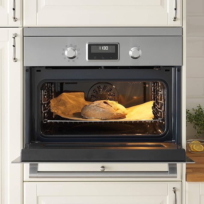 Ikea SMAKSAK 404.118.96 Built In Combination Microwave Stainless Steel