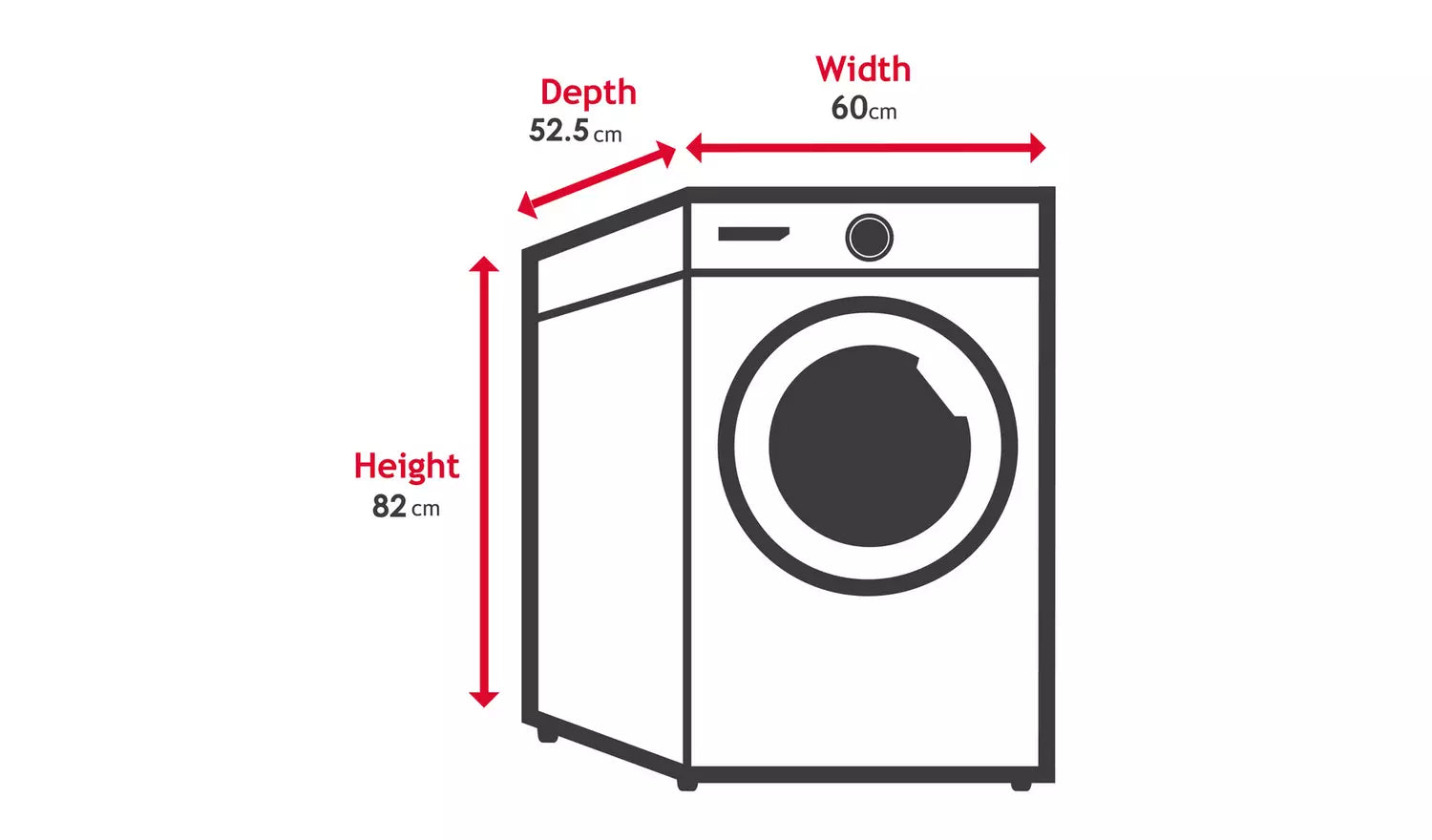 Hoover HBDOS695TAME Washer Dryer Integrated 9kg + 5kg 1600rpm GRADE A