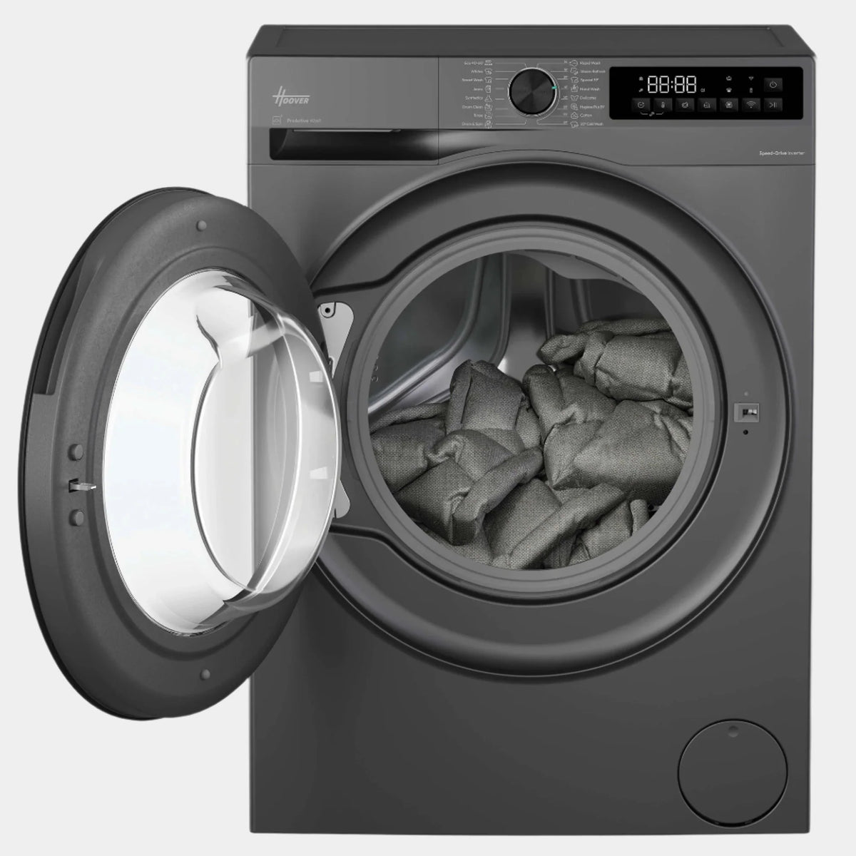 Hoover HBR 410BL8G-80 10kg 1400 rpm Washing Machine in Graphite
