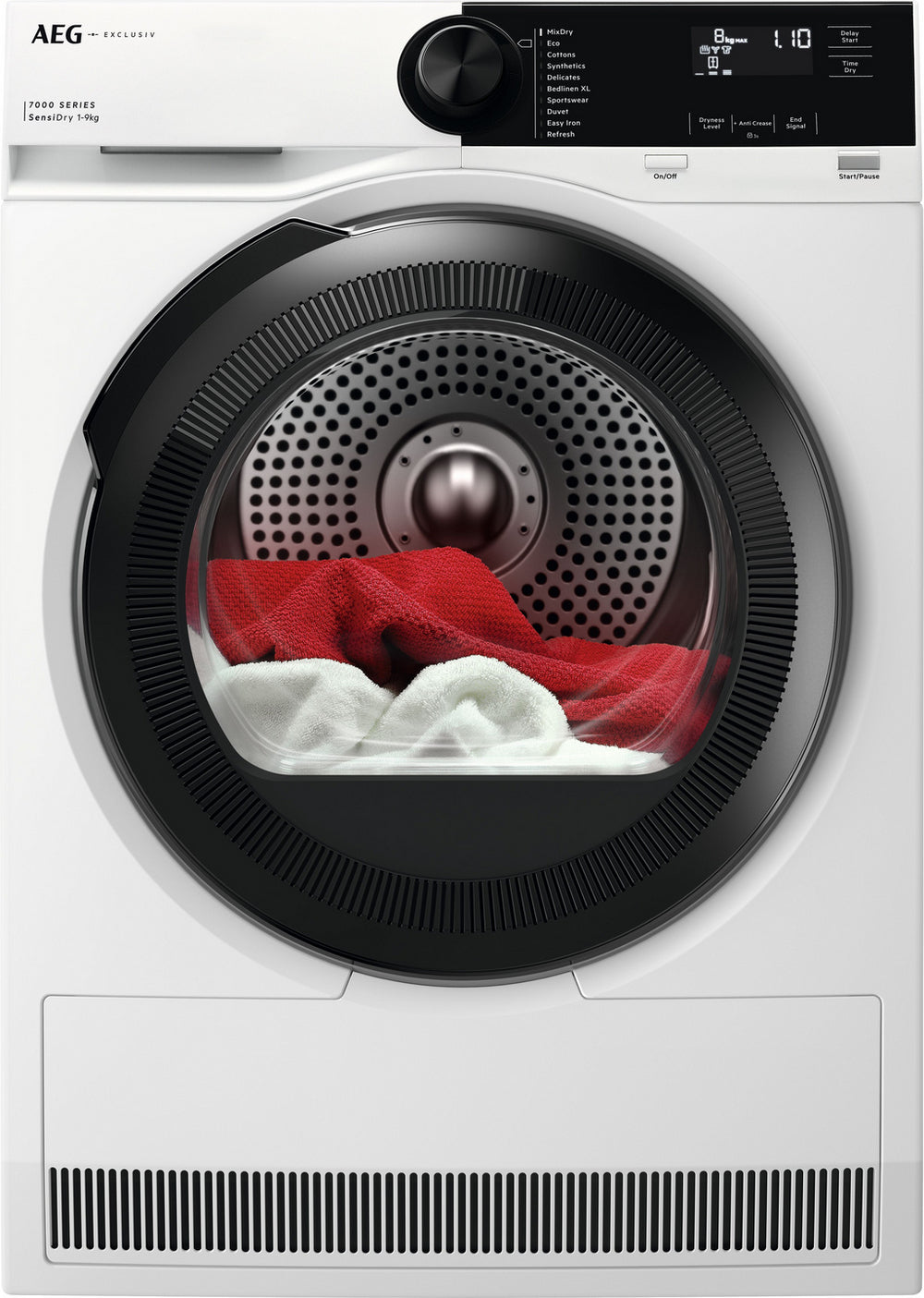 AEG TR729A4B Tumble Dryer 9kg Heat Pump in White