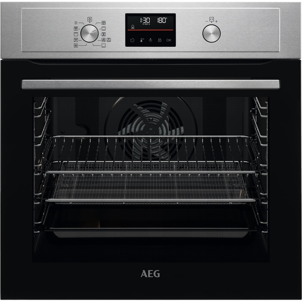 AEG BEX535A61M Single Oven Electric AirFry in Stainless Steel