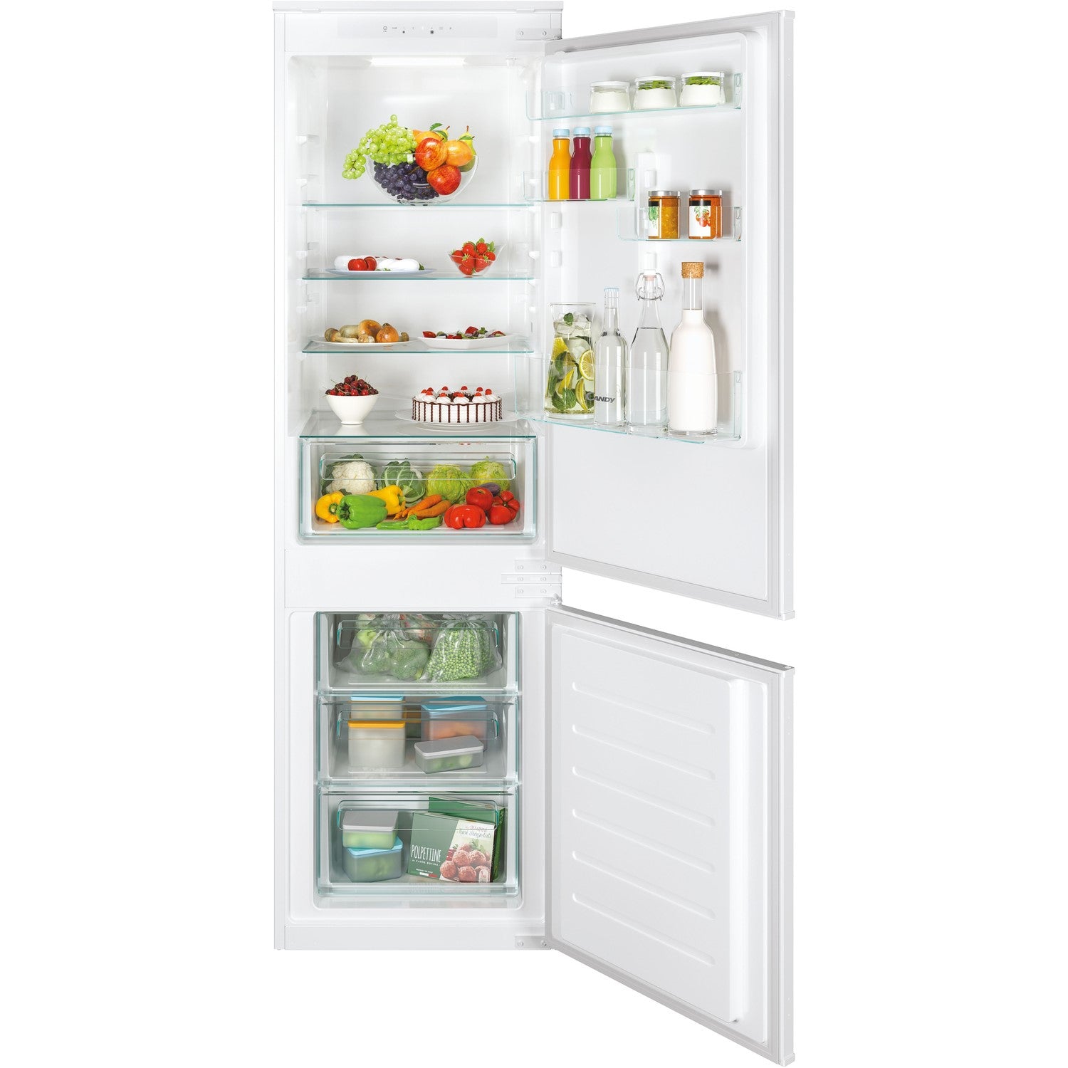 Candy CBL3518FK Integrated 70:30 Smart Fridge Freezer