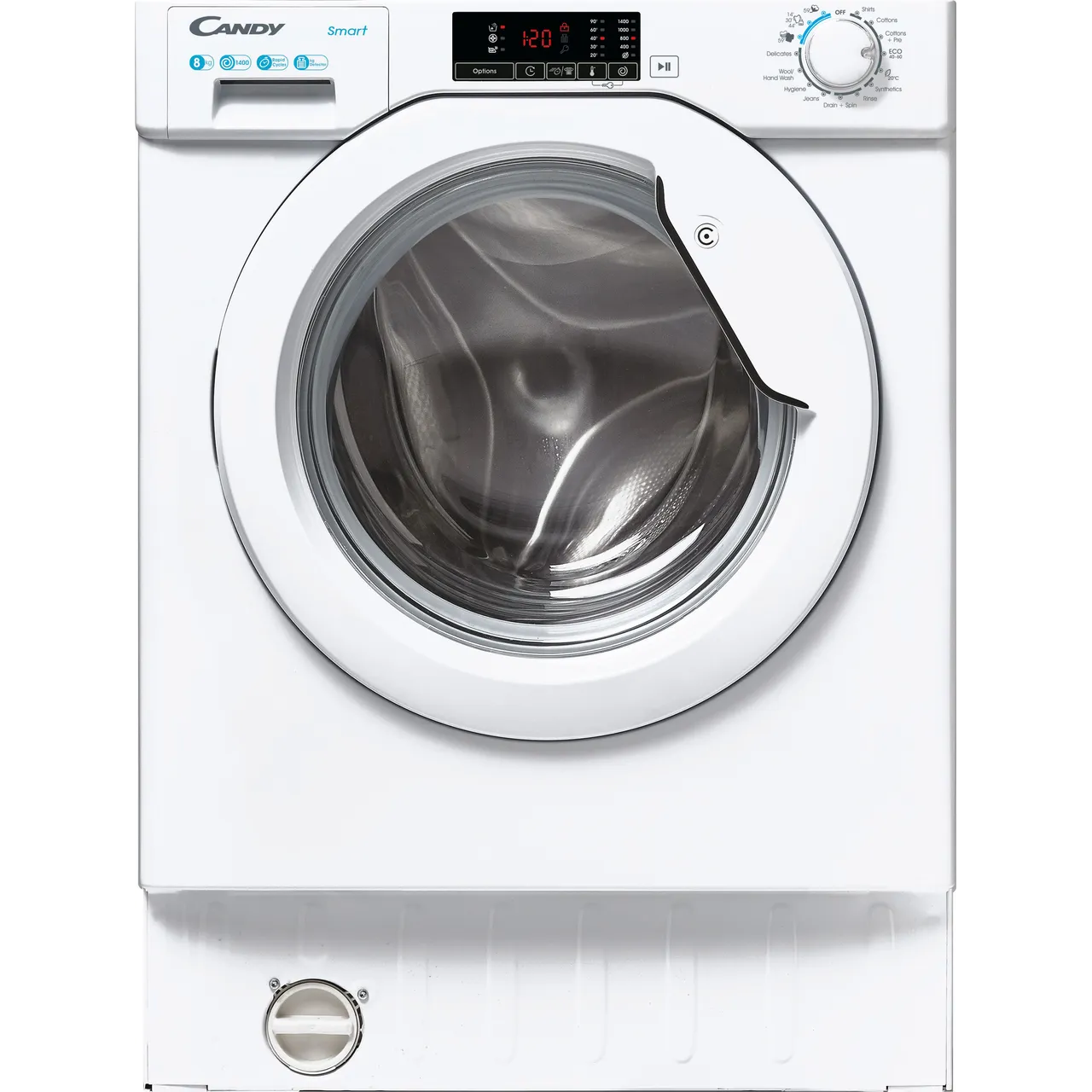 Candy CBW48D1W4-80 Washing Machine 8kg 1400rpm Integrated White GRADE A